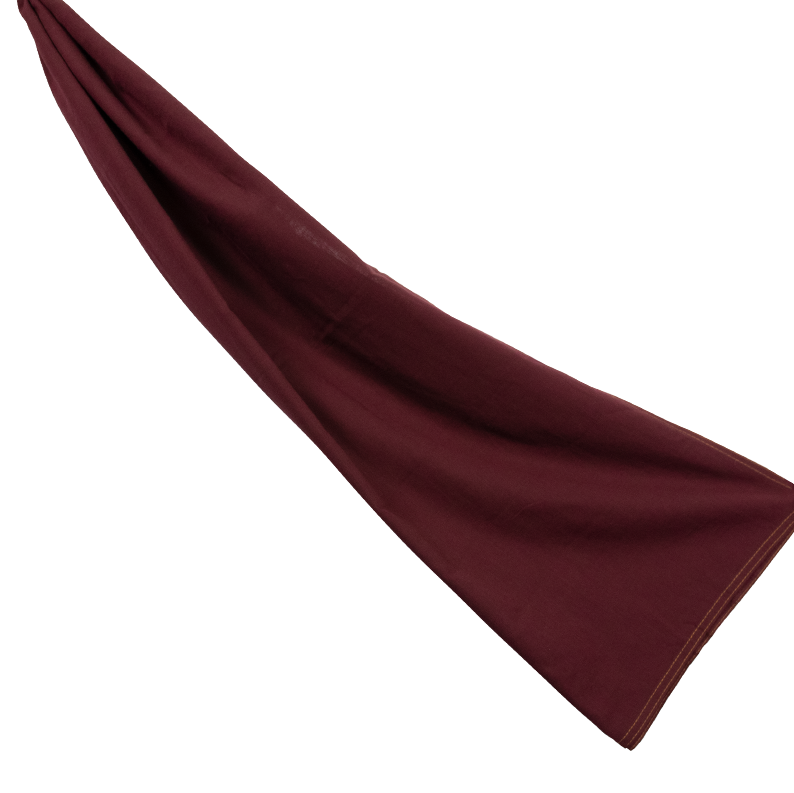 Polo Cotton Scarf - Maroon Red