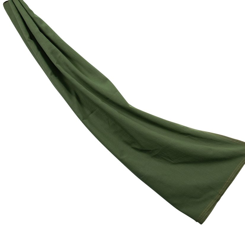 Polo Cotton Scarf - Olive Green