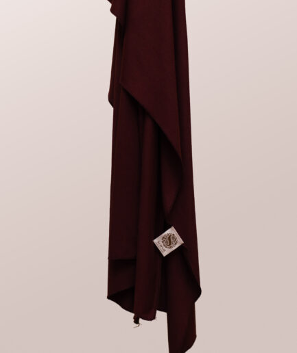 Cotton Jersey Scarf Large Size - Sangria Red