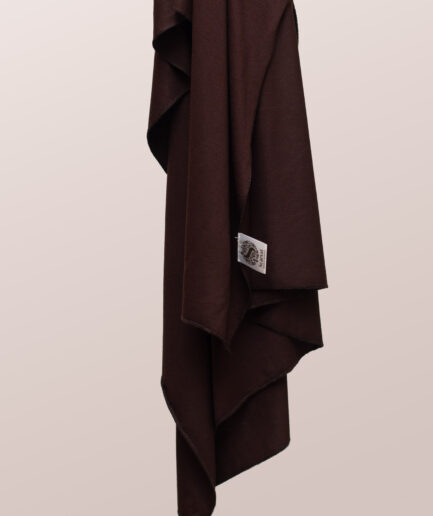Cotton Jersey Scarf Large Size - Mud Brown