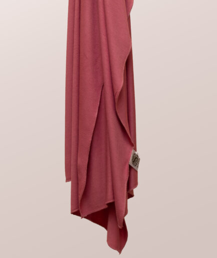 Cotton Jersey Scarf Large Size - Flamingo Pink