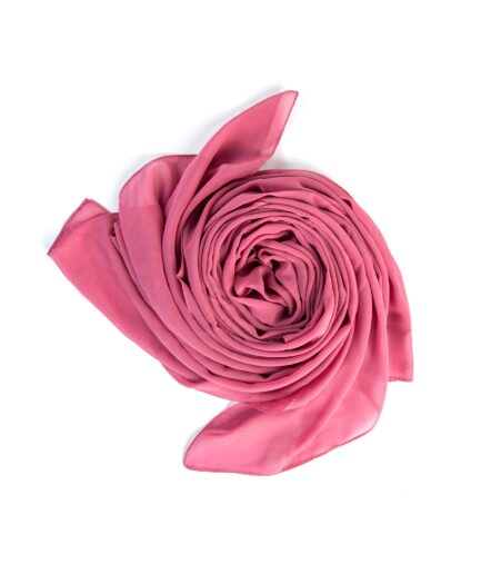 Italic Chiffon Scarf - Flamingo Pink