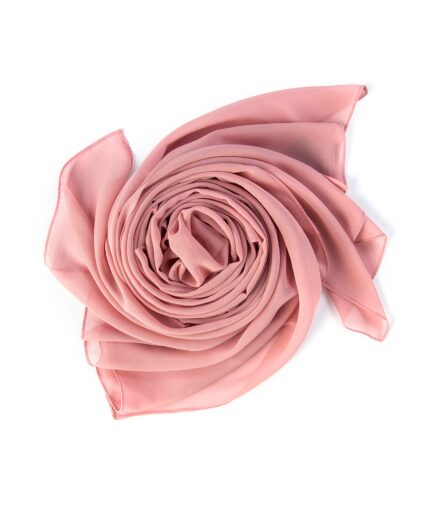 Italic Chiffon Scarf - Punch Pink