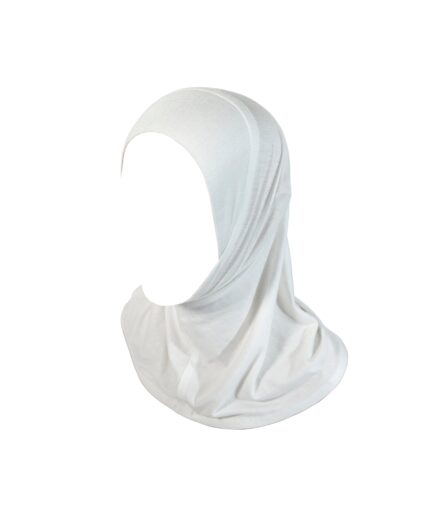 Amirah 1 Piece  Small Neck - White