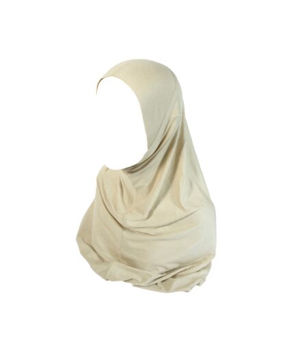 Amirah 1 Piece  Large Neck - Biscotti Beige