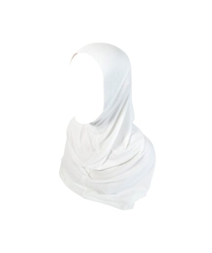 Amirah 1 Piece  Large Neck - White