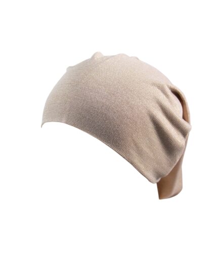 Lamé cotton Jersey  Bandana - Peach