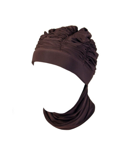 Wrinkle Turban - Mud Brown