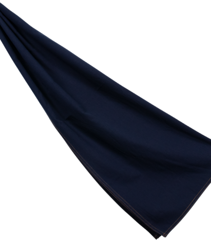 Polo Cotton Scarf - Navy Blue