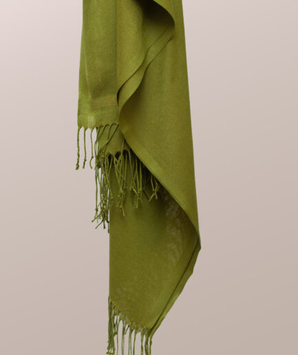 Pashmina Plain Scarf with Tassels - Pear Green