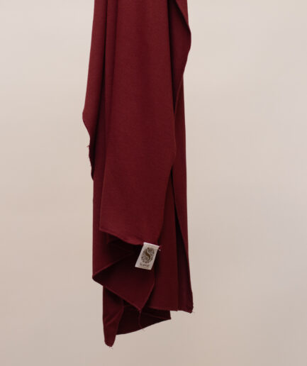 Cotton Jersey Scarf Large Size - Maroon Red
