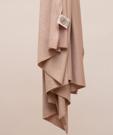 Cotton Jersey Scarf Large Size - Beige