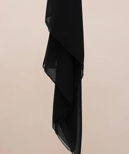 Abaya Chiffon Scarf - Black