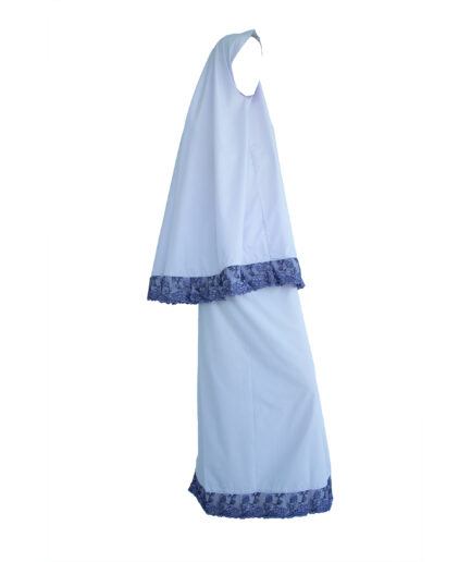 Prayer Cover with Medium Lace - Purple