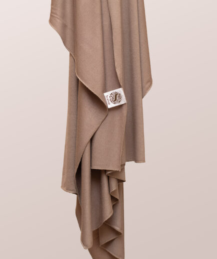 Cotton Jersey Scarf Regular Size - Walnut Brown