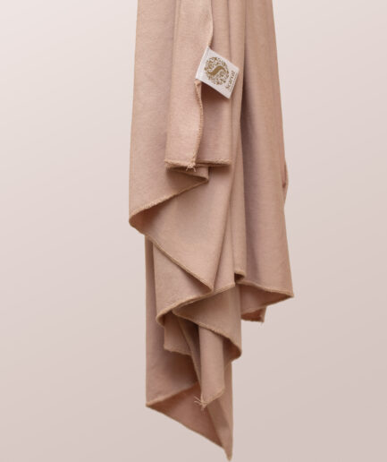 Regular Beige Cotton Jersey Scarf
