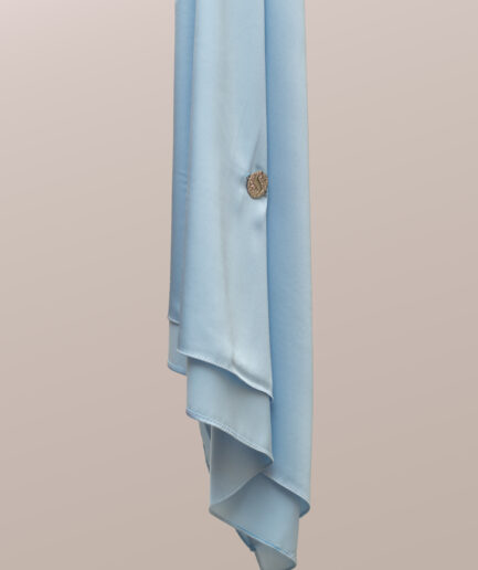 Double Face Scarf - Baby Blue