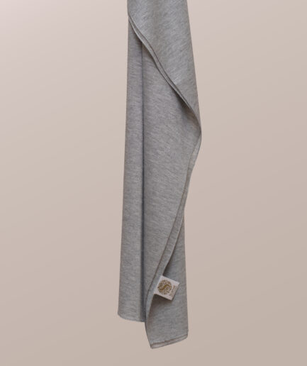 Lamé Jersey Scarf - Dark Silver