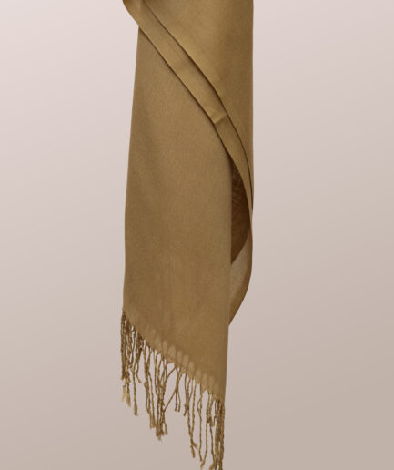 Pashmina Plain Scarf with Tassels - Camel