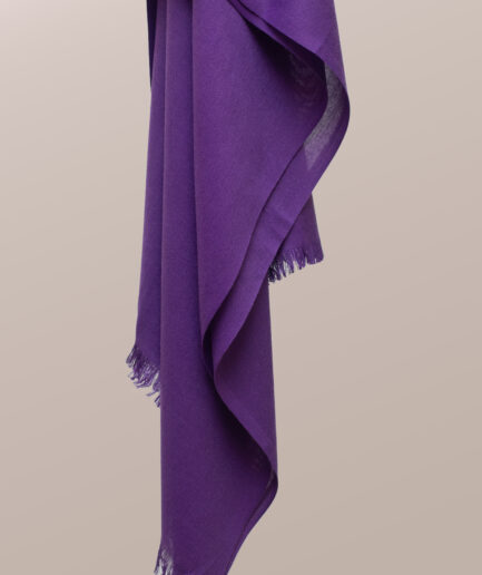 Pashmina Plain Scarf- Grape Purple