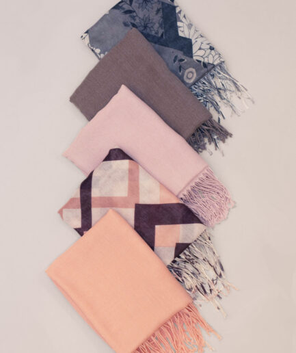Pashmina Scarf with tassles - Cherry Blossom Package