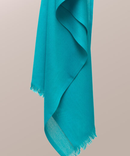 Pashmina Plain Scarf- Aqua Blue